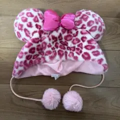 ディズニーファンキャップ　ヒョウ柄