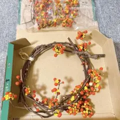 ウメモドキ リース ドライフラワー 花材