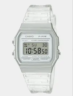 【チープカシオ】新品CASIO F-91WS-7JH チプカシ　スケルトン