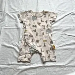 【 Curious George 】 おさるのジョージ ロンパース 80 半袖