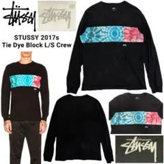 Stussy 2017s Tie Dye Block Long Sleeve L