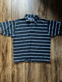 ボーダー半袖ポロシャツ