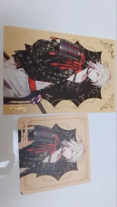 南泉一文字 刀剣乱舞ヒルトンホテルハロウィンビュッフェ ポストカード、コースター