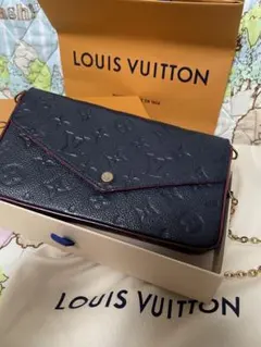 LOUIS VUITTON ポシェットフェリシー　アンプラント　ネイビー