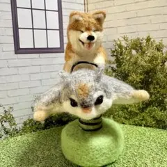 羊毛フェルト エゾモモンガ - メルカリ