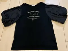 le colis 半袖 Tシャツ ブラック ボリューム袖のサムネイル