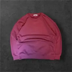 y2k archive 無地スウェット 短丈トレーナー 赤 c-boy メンズ