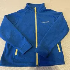mont-bell フリースジャケット青　120cm