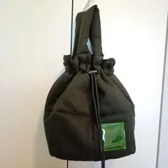 カルディ 2026年福袋 トートバッグ 黒 巾着 キルティング 未使用