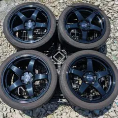 GRヤリス 純正ENKEIホイール4本セット 18インチ 8j 5穴 114.3 - メルカリ
