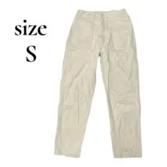 海外古着☆PULL&BEAR アイボリー ワークパンツ Sサイズ