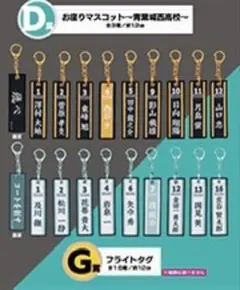 タイトーくじ ハイキュー G賞 フライトタグ　11月島蛍