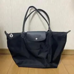 ロンシャン ル プリアージュ 黒 Lサイズ