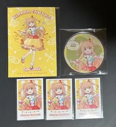 にじさんじ　雲母たまこ　チェキ風カード 特典ポストカード・コースター