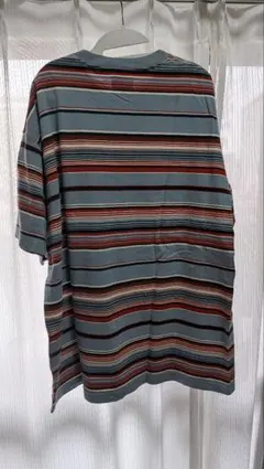 BEAMS ストライプ柄 Tシャツ Lサイズ