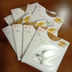 【８足】Mサイズ ベージュ系 エクセレンス ストッキング