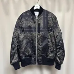 3570【未使用級・タグ付】サカイ バンダナ柄 MA1 フライトジャケット 2026年最新】sacai メンズ MA-1・フライトジャケットの人気アイテム