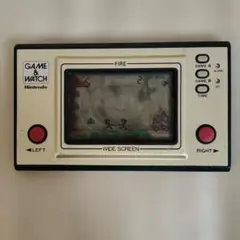 ゲームウォッチ　ファイア　1981年　昭和レトロ