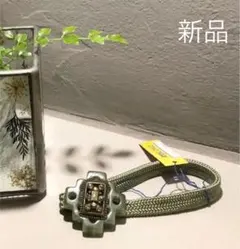【新品未使用品】フランス購入　ビーズヘアゴム　1点もの