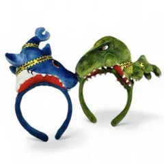 ジョーズ　恐竜　カチューシャ USJ サメ