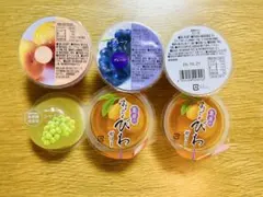 新宿高野　フルーツゼリー　フルーツジュレ　亀屋　びわゼリー等　６個セットのサムネイル