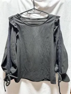 INGNI 黒 長袖 トップス フリル