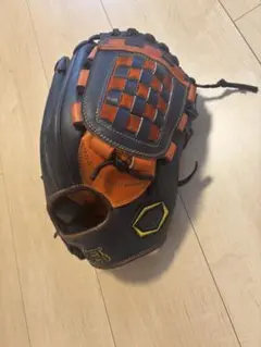 Belisario メトリクス硬式野球グローブ 黒とオレンジ