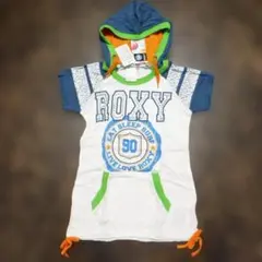 ROXY ロキシー 半袖ロング丈パーカー ワンピース 120cm キッズ121のサムネイル