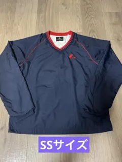 LUCENT Vネック長袖ウェア SS ネイビー/レッド