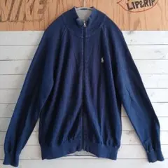 【 古着 】 ラルフローレン ワンポイント フルジップ スウェット