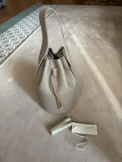 Recipe バケットバッグ ライトグレー