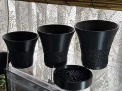 3Dプリンター鉢 メッシュ 2号 2.5号 3号 植木鉢 TR009u3size - メルカリ