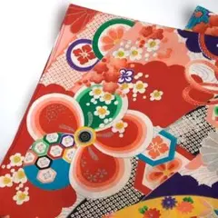 267 子ども着物ハギレ