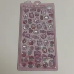 ボンボンドロップシール ももいろボンボン うさぎ ピンク