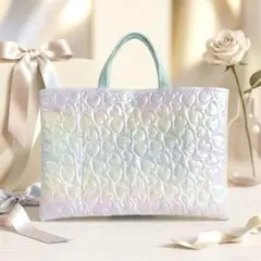 ゆり様専用】ハンドメイド☆レッスンバッグ☆絵本バッグ☆キルト☆くま