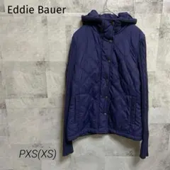 Eddie Bauer エディバウアー【XS】キルティングジャケット ネイビーのサムネイル