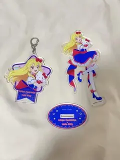 【アイカツ】星宮いちご　アクリルスタンド　アクリルキーホルダー　サンリオ
