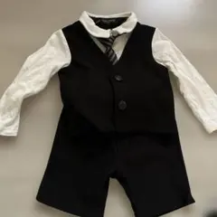子供用フォーマルスーツ 100cm ブラック一回だけ使用