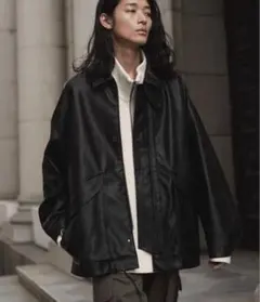 WYM ARTIFICIAL GRAIN MILITARY BLOUSON