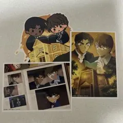 名探偵コナン SEGAラッキーくじ J賞 ブロマイド＆ステッカーセット