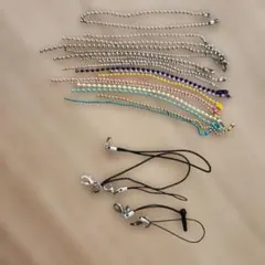 ボールチェーン ストラップパーツ まとめ売り