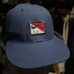 90's 銀タグ！Nike Airベースボールキャップ