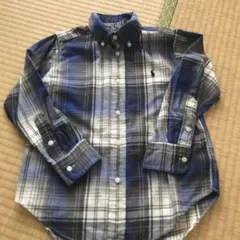 Ralph Lauren チェック柄 長袖シャツ 4T