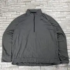 NIKE ドライフィット ハーフジップスウェット グレー スポーツ L