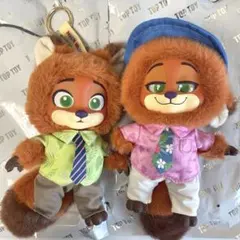 TOPTOY ズートピア ニック 私服 ぬいぐるみキーホルダー