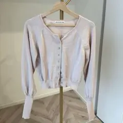 ♡SeaRoomlynn♡ラメニットカーディガン ピンクのサムネイル