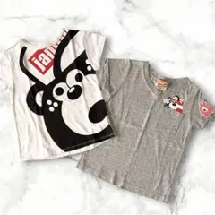JAM ★ 半袖 Tシャツ くまてん アメカジ 2枚セット 110のサムネイル