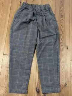 UNIQLOチェック柄 ロングパンツ　130cm