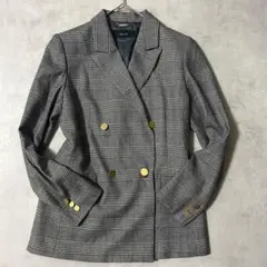美品✨アルアバイル ダブルブレスト テーラードジャケット グレンチェック