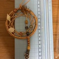 ハンドメイド マクラメ ドリームキャッチャー